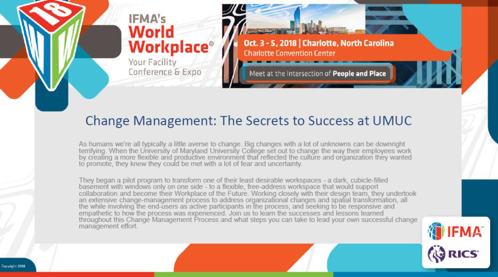 Change Management: The Secrets to Success at UMUC