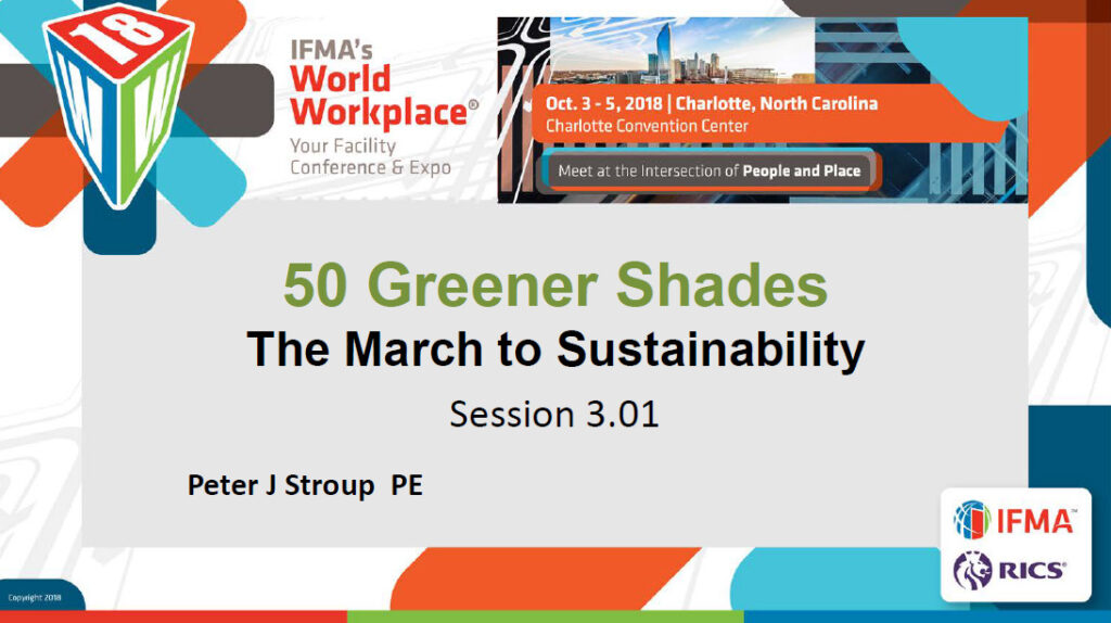 50 Greener Shades: The March to Sustainability