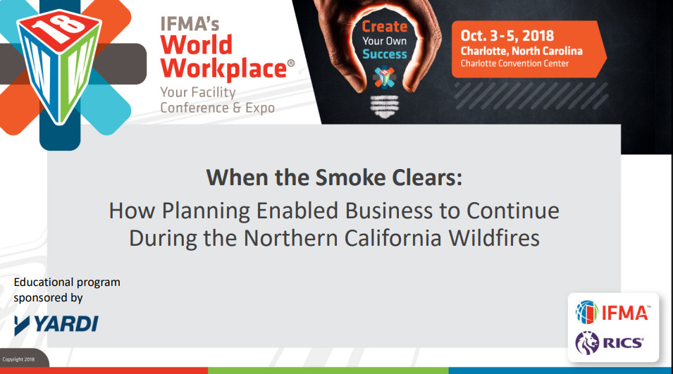 When the Smoke Clears: How Planning Enabled Business to Continue During the Northern California Wildfires