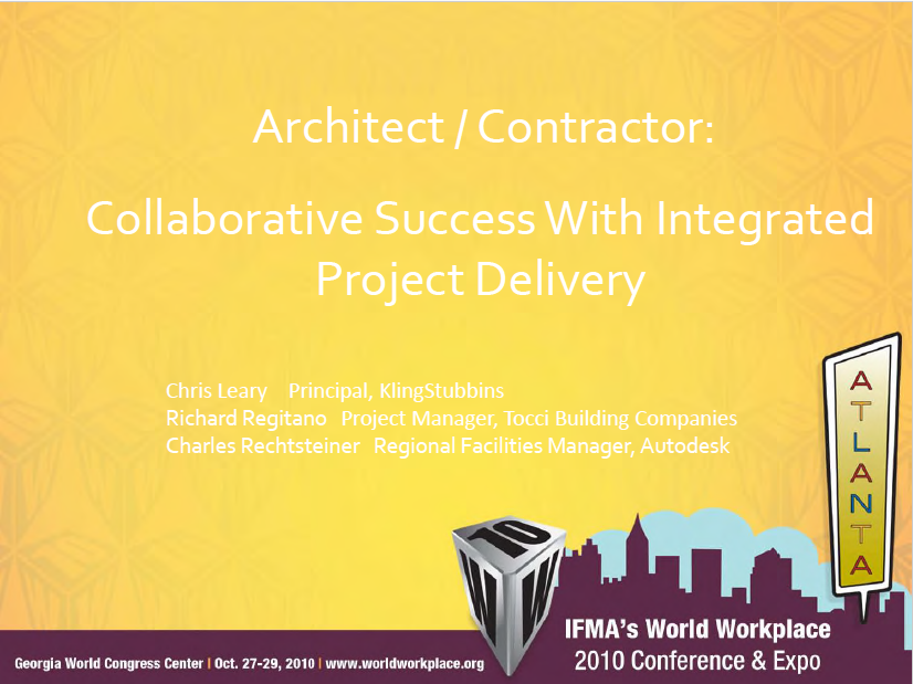 Architect-Contractor Collaborative Success with Integrated Project Delivery