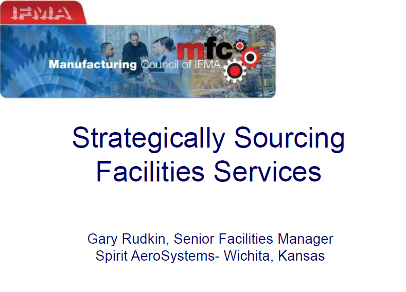 Strategically Sourcing Facility Services