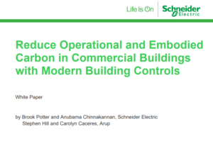 Reduce Operational and Embodied Carbon in Commercial Buildings with Modern Building Controls