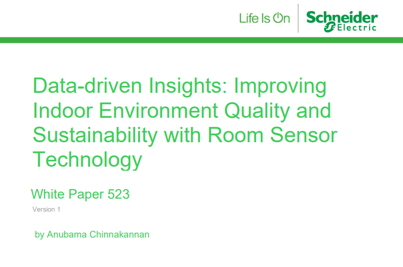 Data-driven Insights: Improving Indoor Environment Quality and Sustainability with Room Sensor Technology