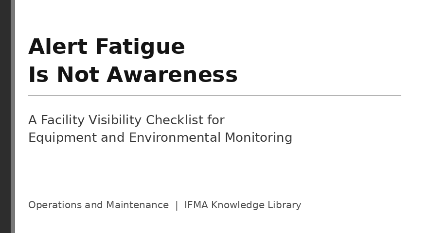 Alert Fatigue Is Not Awareness