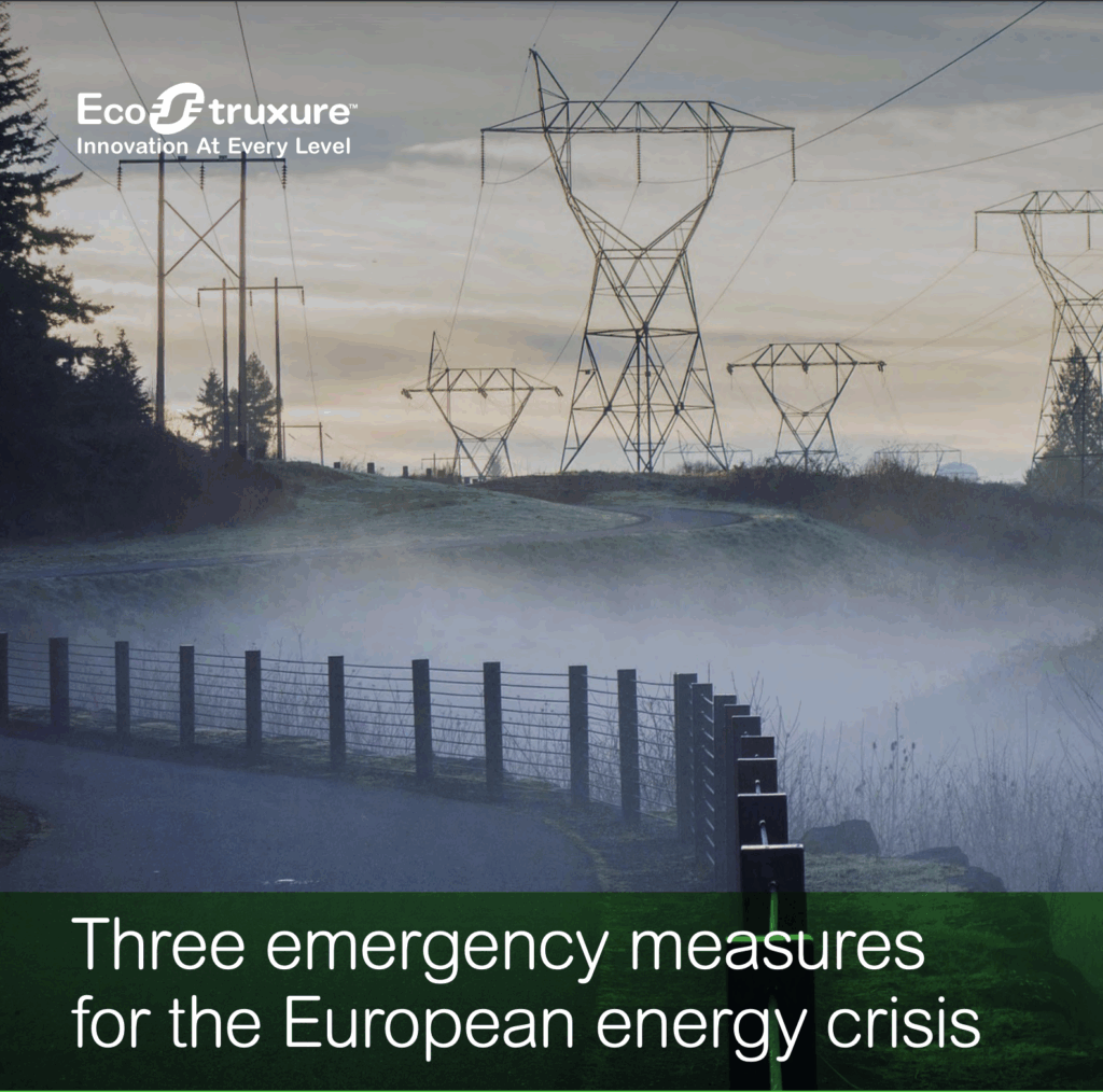 Three emergency measures for the European energy crisis