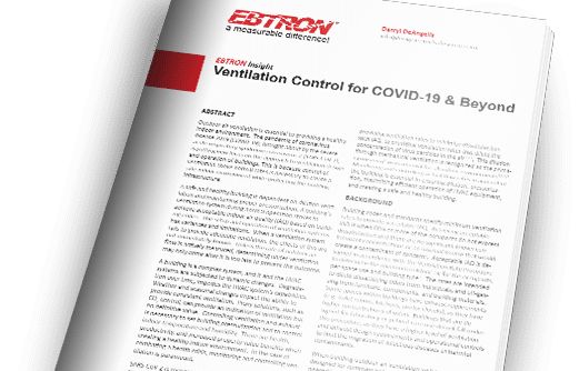 Ventilation Control for COVID-19 & Beyond