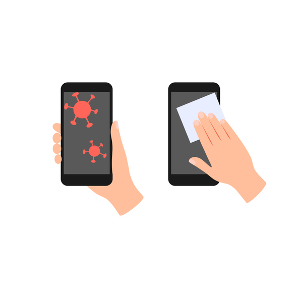 Mobile Device Disinfecting During COVID-19