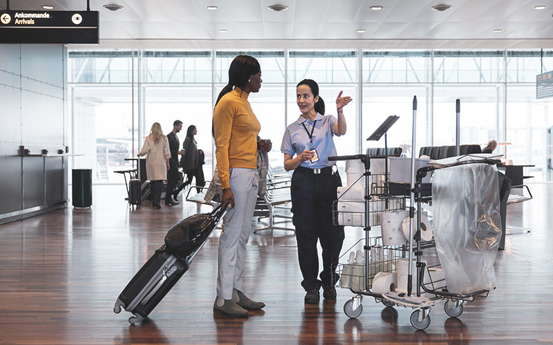 Cleaner airports, better business