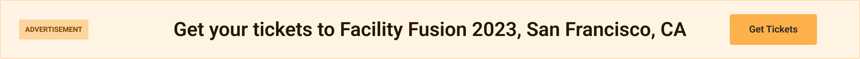 Get your tickets to Facility Fusion 2023, San Francisco, CA